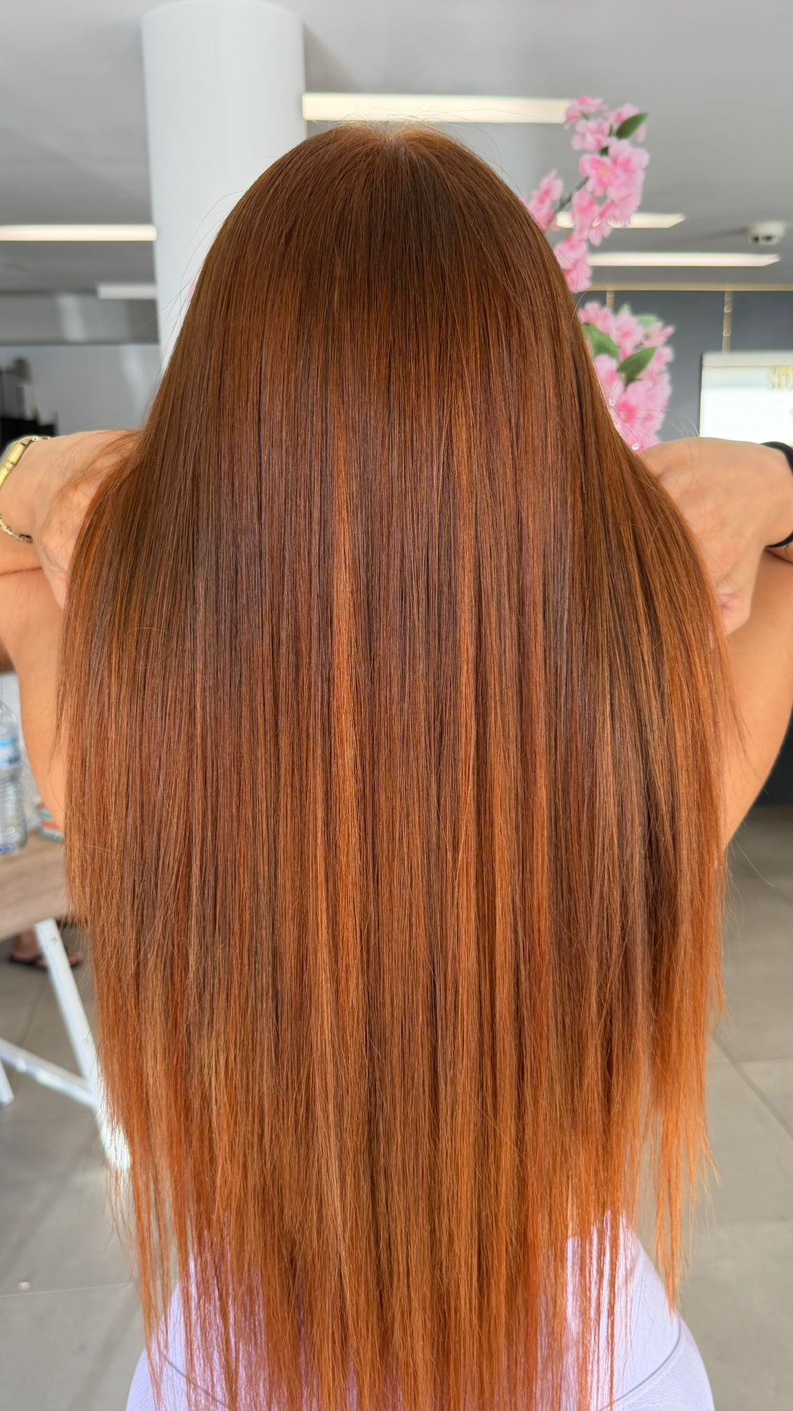Depois da transformação com extensão de cabelos Mega Hair no Studio Ana’s