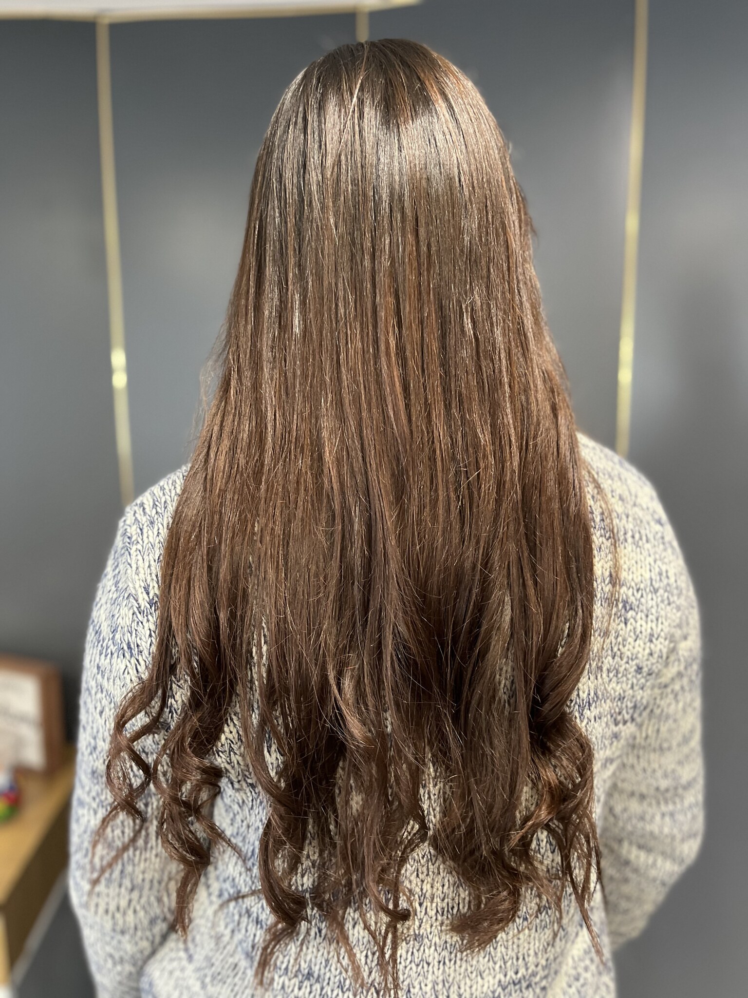 Depois da sexta transformação com extensão de cabelos Mega Hair no Studio Ana’s